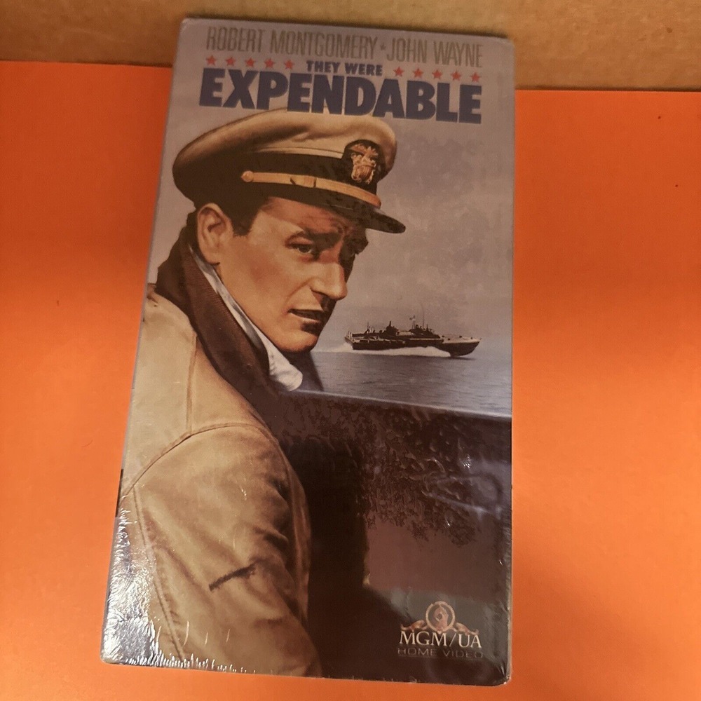 They Were Expendable (VHS, 1972)‎ John Wayne, Robert Montgomery, 027616084736